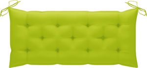 vidaXL Ławka ogrodowa z poduszką, 120 cm, bambusowa 4