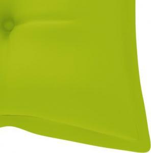 vidaXL Ławka ogrodowa z poduszką, 120 cm, bambusowa 5
