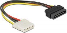 Delock Molex - SATA, 0.2m, Wielokolorowy (60136) 2