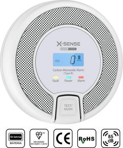 X-SENSE Czujnik - detektor czadu tlenku węgla LCD CO03D X-SENSE uniw 4