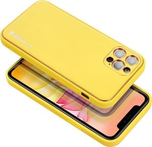 Futerał Forcell LEATHER Case skórzany do SAMSUNG Galaxy A52 5G / A52 LTE ( 4G ) żółty 1