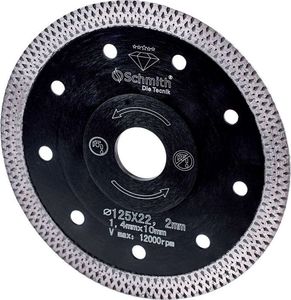 Schmith Tarcza diamentowa Ultra cienka 125x1,4x10x22,2mm 1