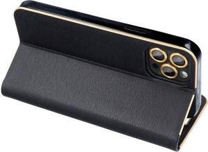 Kabura Forcell LUNA Book Gold do XIAOMI Redmi NOTE 10 Pro czarny 3