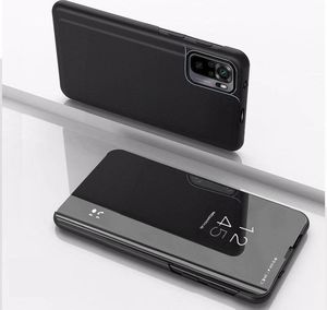 Hurtel Clear View Case futerał etui z klapką Xiaomi Redmi Note 10 / Redmi Note 10S czarny 2