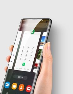 Hurtel Wozinsky Tempered Glass UV szkło hartowane UV 9H Samsung Galaxy S21 Ultra 5G (in-display fingerprint sensor friendly) - szkło bez kleju i lampki LED 12