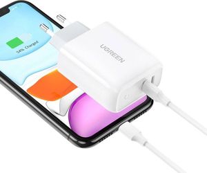 Ładowarka Ugreen 2x USB-C 3 A (70264) 4