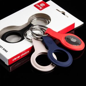 Crong Crong Silicone Case with Key Ring Brelok do Apple AirTag (czarny) 8