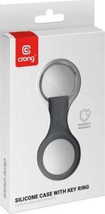 Crong Crong Silicone Case with Key Ring Brelok do Apple AirTag (czarny) 9