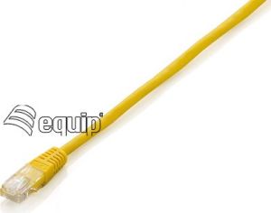 Equip Patchcord Cat5e, U/UTP, 0.5m, żółty (825467) 1