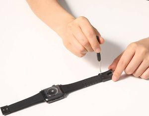 Baseus Baseus Slip-Thru pasek opaska bransoleta do Apple Watch 3/4/5/6/SE 38mm/40mm czarny (LBWSE-01) 11