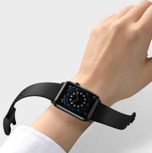 Baseus Baseus Slip-Thru pasek opaska bransoleta do Apple Watch 3/4/5/6/SE 38mm/40mm czarny (LBWSE-01) 13