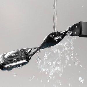 Baseus Baseus Slip-Thru pasek opaska bransoleta do Apple Watch 3/4/5/6/SE 38mm/40mm czarny (LBWSE-01) 17