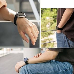 Ringke Ringke Rubber One silikonowa bransoleta opaska pasek do zegarka smartwatch Samsung Galaxy Watch 3 45 mm czarny (COM-B-22-10) 6