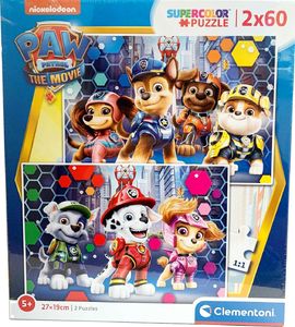 Clementoni  Puzzle Psi Patrol The Movie 2x60 1