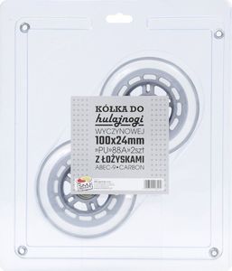 SMJ sport Kółka do hulajnogi / rolek SMJ sport BS 100x24mm 2szt. + łożyska ABEC-9 Uniwersalny 3