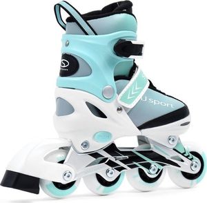 Rolki SMJ sport BS-901MA rekreacyjne regulowane miętowe r. 30-33 2