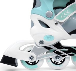 Rolki SMJ sport BS-901MA rekreacyjne regulowane miętowe r. 30-33 4