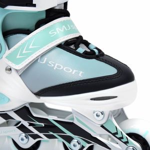 Rolki SMJ sport BS-901MA rekreacyjne regulowane miętowe r. 30-33 5
