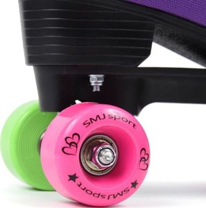 SMJ sport Wrotki rekreacyjne DE006 fioletowe r. 37 8