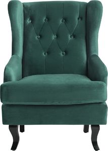Shumee Fotel uszak welurowy zielony ALTA 2