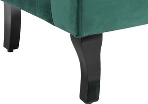 Shumee Fotel uszak welurowy zielony ALTA 6