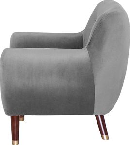 Shumee Fotel welurowy szary BODO 3