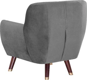 Shumee Fotel welurowy szary BODO 4