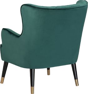 Shumee Fotel uszak welurowy zielony VARBERG 3