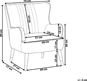 Shumee Fotel uszak welurowy zielony VARBERG 6