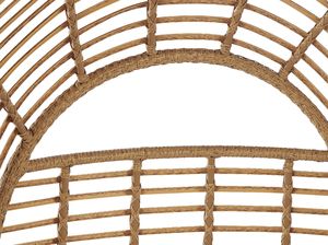 Shumee Rattanowy fotel kokon beżowy LIDO 7