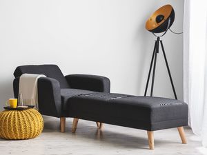 Shumee Fotel czarny FLORLI 2