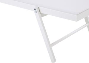 Shumee Leżak ogrodowy biały PORTOFINO 5