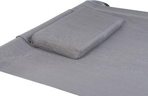 Shumee Leżak ogrodowy z daszkiem szary TERNO 7