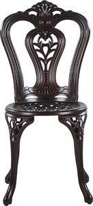 Shumee Zestaw 2 krzeseł ogrodowych brązowy BOVINO 2