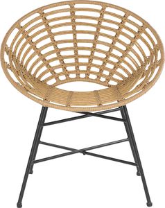 Shumee Zestaw 2 krzeseł rattanowy jasnobrązowy ACERRA 4