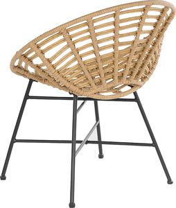 Shumee Zestaw 2 krzeseł rattanowy jasnobrązowy ACERRA 5