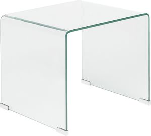 Shumee Zestaw 2 szklanych stolików przezroczysty KENDALL 5