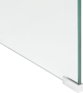 Shumee Zestaw 2 szklanych stolików przezroczysty KENDALL 8