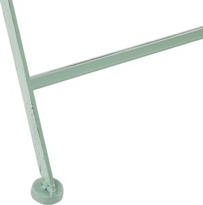 Shumee Stolik ogrodowy metalowy zielony TRENTO 6