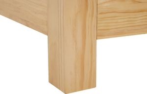 Shumee Łóżko drewniane 180 x 200 cm jasne ROYAN 7