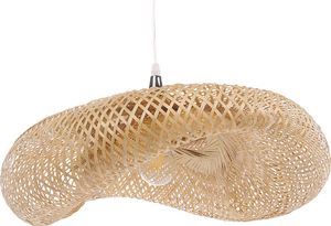 Lampa wisząca Shumee Lampa wisząca bambusowa jasne drewno BOYNE mała 4
