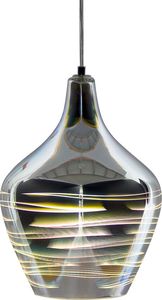Lampa wisząca Shumee Lampa wisząca szklana srebrna SANGONE 1