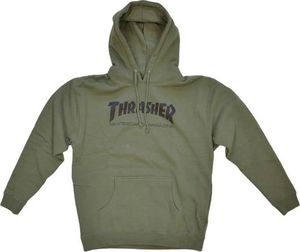 Thrasher Bluza z kapturem Thrasher Flame Logo Hood Skate Mag Army - 144820 L 1