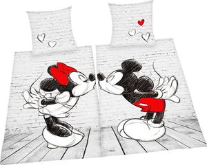 Miss Lucy Komplet pościeli dla dwojga Miss Lucy Disney Mickey Minnie 2 poszewki na pościel 140 x 200 cm, 2 poszewki na poduszki 70 x 90 cm 1