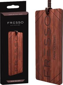 Fresso Zapach samochodowy w drewnie FRESSO Dark Delight 1