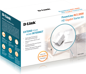 Adapter powerline D-Link PowerLine AV2 2000 HD Gigabit Starter Kit - (DHP-701AV/E) 2