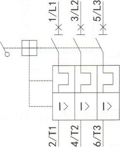 XBS Wyłącznik silnikowy na szynę 1-1.6A MOV2-1.6 XBS 3