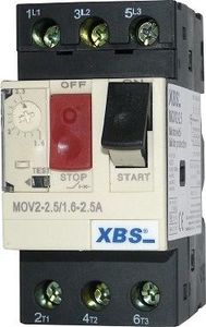 XBS Wyłącznik silnikowy MOV2 1.6-2.5A XBS 1