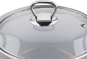 Emalia Pleszew Garnek emaliowany Primario szary 20 cm 4,1l Emalia Polska Pleszew 5