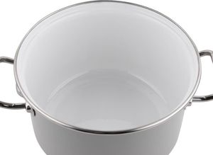 Emalia Pleszew Garnek emaliowany Primario szary 20 cm 4,1l Emalia Polska Pleszew 6